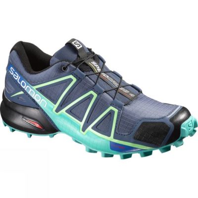 Zapatillas Running Salomon Speedcross 4 Mujer - Azules Oscuro - Chile VRP379546